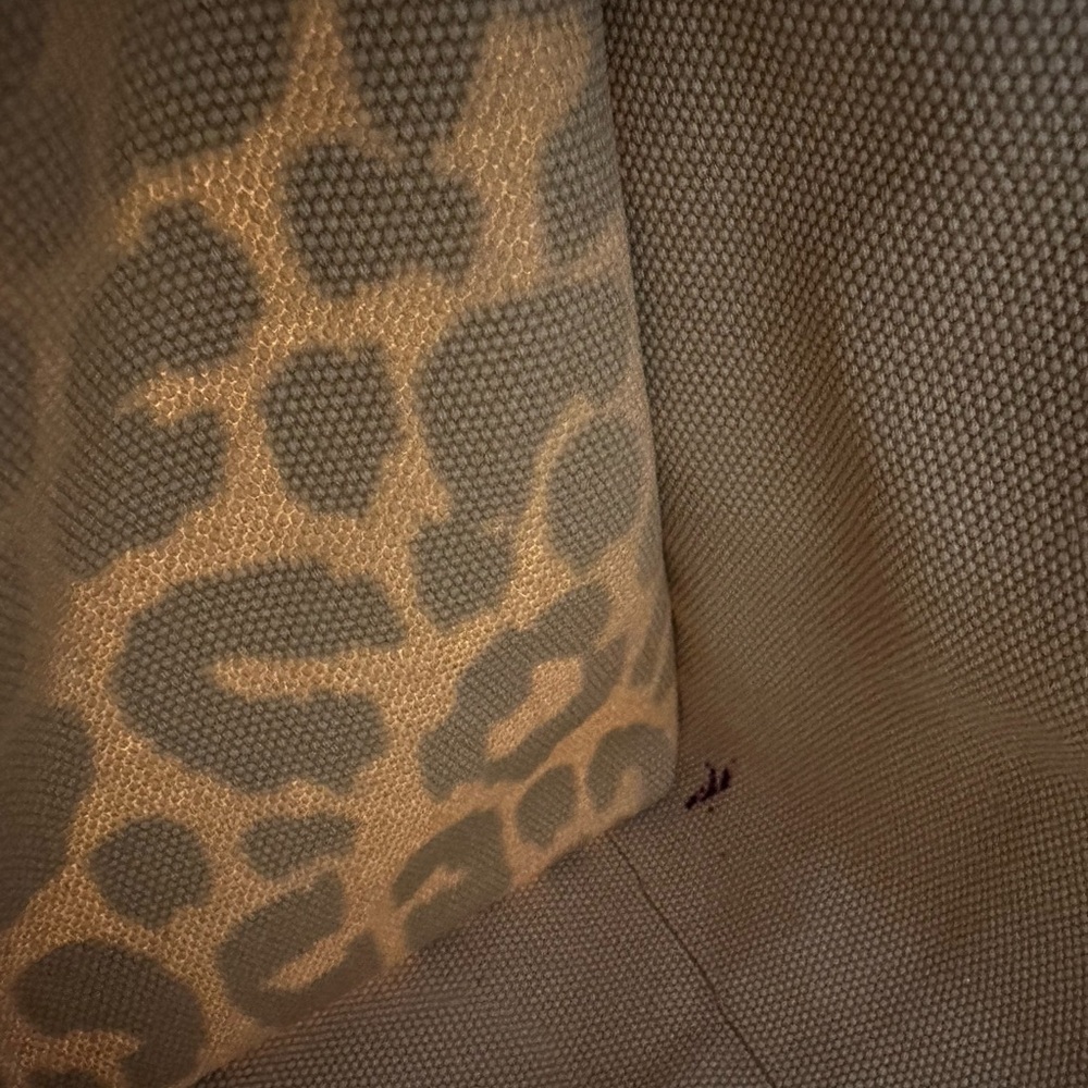Coach Leopard Print Canvas Tote in Brown and Black - Picture 7 of 7